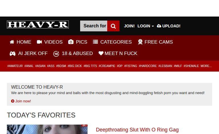 Heavy-R is a website that focuses on extreme fetish content pornnuder