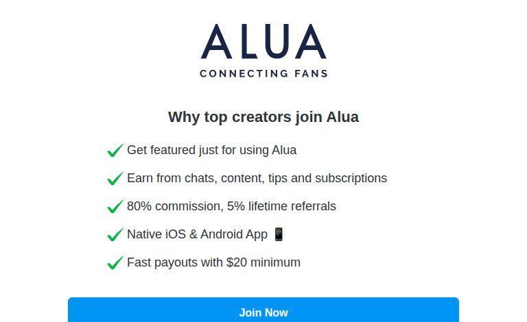 Alua.com: The High-Paying Platform for Content Creators pornnuder